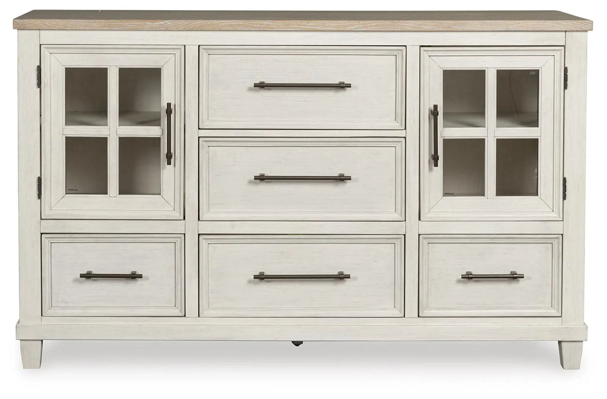 Shaybrock Dresser - Antique White/Brown