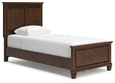 Danabrin Twin Panel Bed - Brown