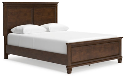 Cama con paneles Queen Danabrin - Marrón