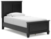 Cama individual con paneles Lanolee