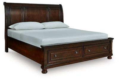Cama tipo trineo con almacenamiento Porter King