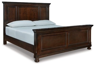Porter King Panel Bed - Rustic Brown