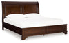 Cama tipo trineo con almacenamiento Trellington King