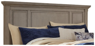 Lettner Queen Panel Headboard - Light Gray