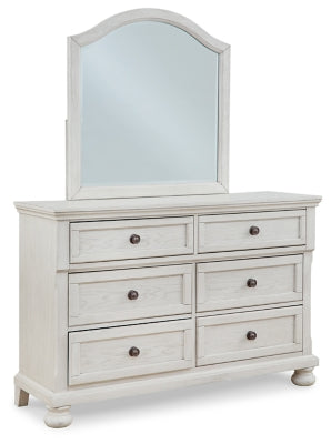 Robbinsdale Dresser and Mirror - Antique White