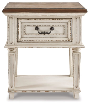 Realyn Nightstand - Chipped White