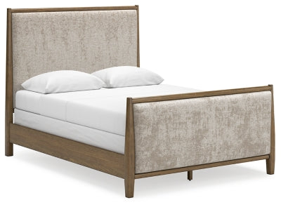 Cama tapizada Queen Roanhowe - Marrón