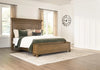 Cama King con almacenamiento y paneles Waynely