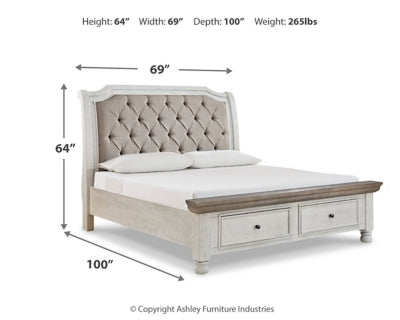Havalance Queen Sleigh Bed with Storage