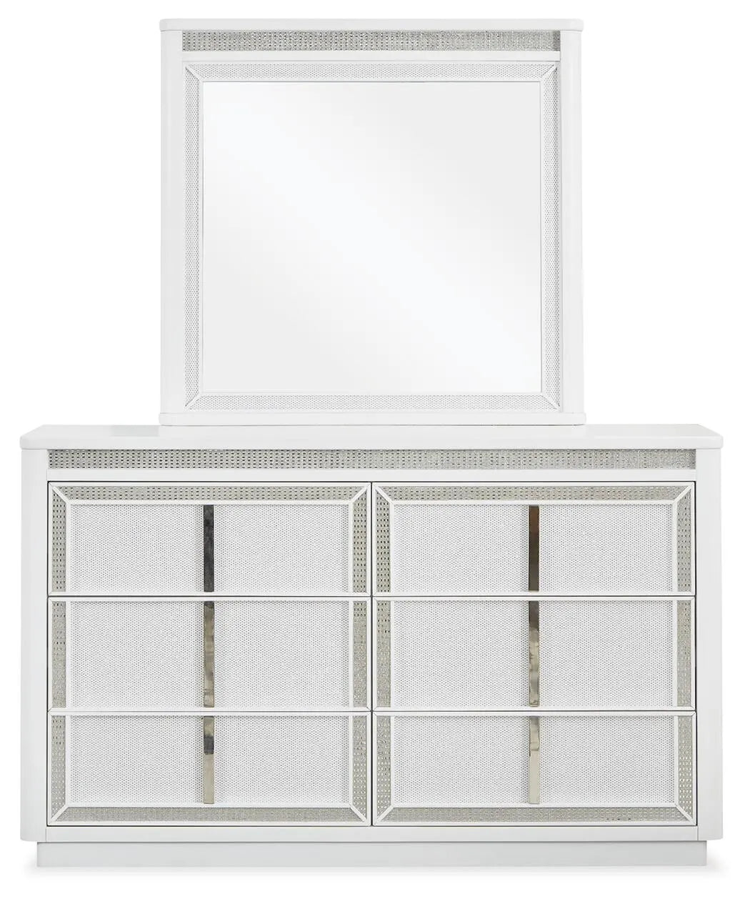 Chalanna Dresser and Mirror - White