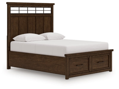 Cama Queen Taffenbrook con almacenamiento y paneles