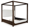 Cama con dosel tapizada Breckington King