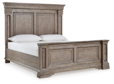 Cama con paneles Blairhurst King - Marrón grisáceo claro