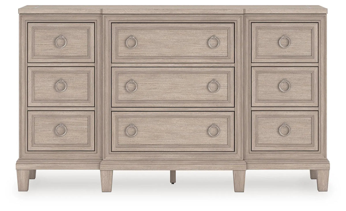 Jorlaina Dresser - Light Grayish Brown