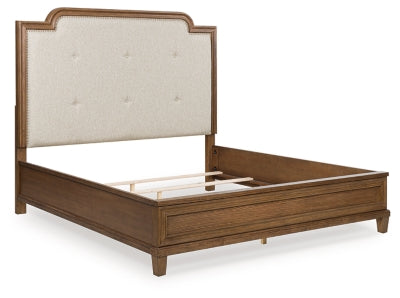 Jorlaina Queen Upholstered Panel Bed