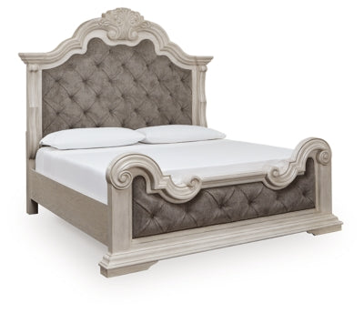 Cama tapizada Andonhall King con paneles