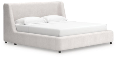 Cama de plataforma tapizada Neo Queen