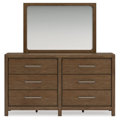 Cabalynn Dresser and Mirror - Light Brown
