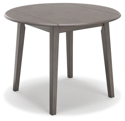 Shullden Drop Leaf Dining Table - Gray