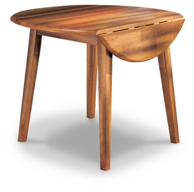 Mesa de comedor abatible Berringer - Marrón rústico