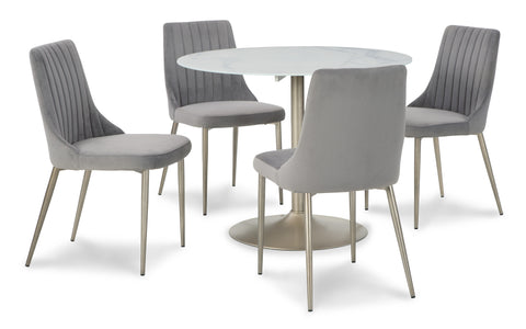 Mesa de comedor Pharwynn y 4 sillas