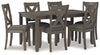 Mesa de comedor y sillas Caitbrook (juego de 7)
