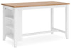 Mesa de comedor Gesthaven de altura de mostrador