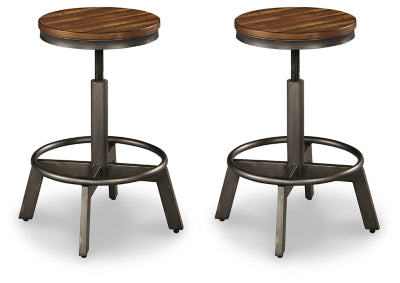 Torjin Counter Height Stool - Brown/Gray