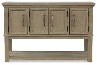 Vallardia Dining Server - Light Grayish Brown