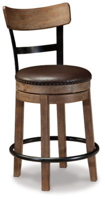 Taburete de bar de altura de mostrador Pinnadel - Marrón claro