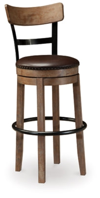 Taburete de bar Pinnadel Bar Height - Marrón claro