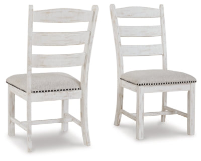 Valebeck Dining Chair - Beige/White