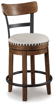 Taburete de bar de altura de mostrador Valebeck - Marrón