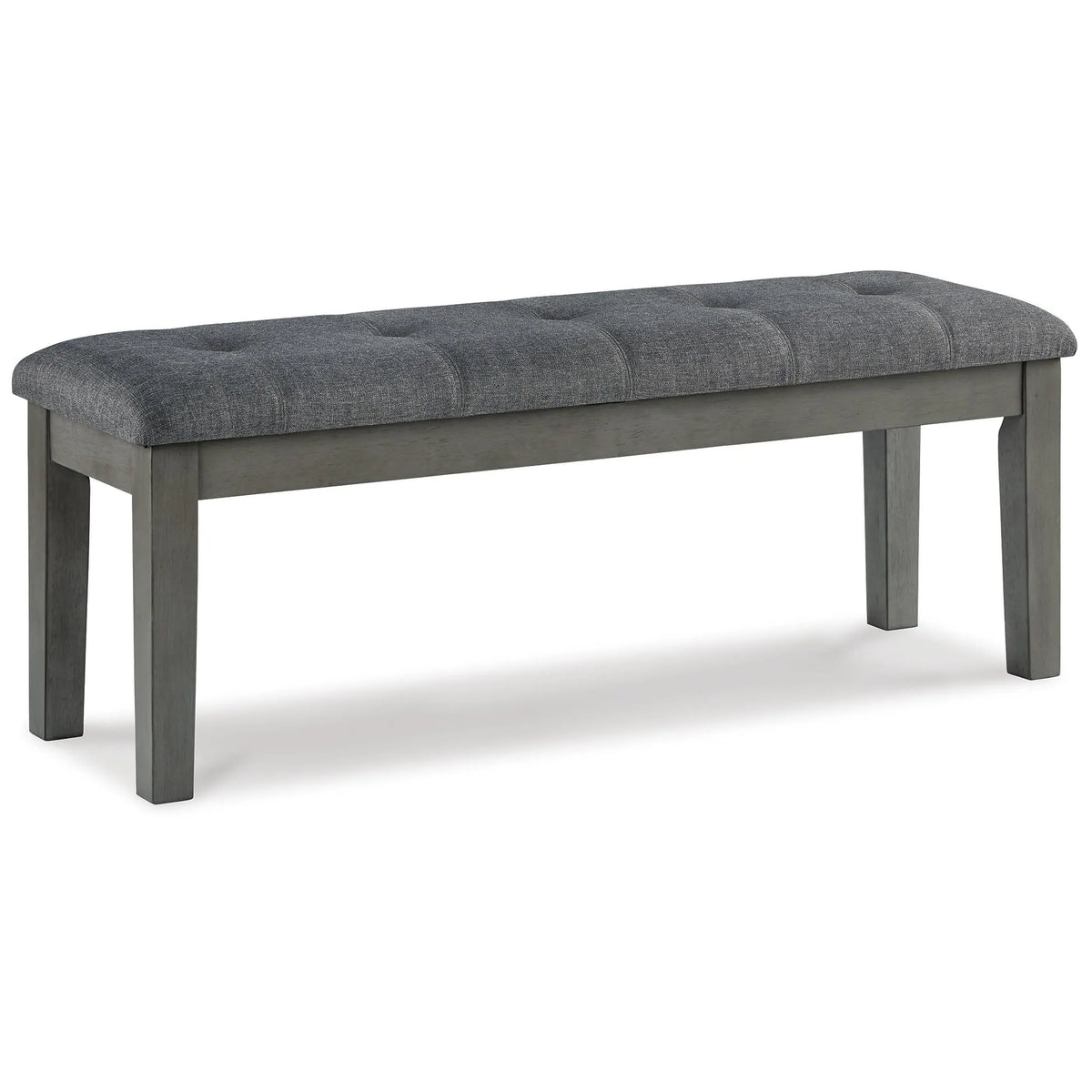 Hallanden 50" Dining Bench - Two-tone Gray