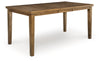 Mesa extensible de comedor Broxtyn de altura de mostrador
