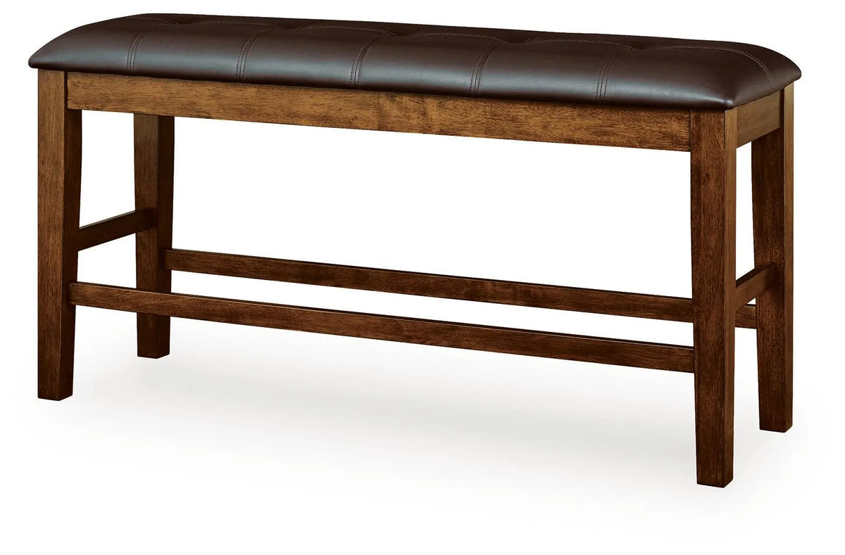 Ralene Counter Height Dining Bench - Medium Brown