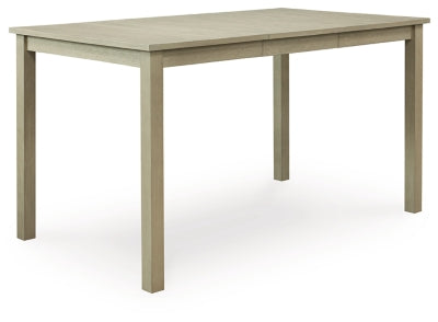Mesa extensible de comedor de altura de mostrador Calmoro