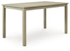 Mesa extensible de comedor de altura de mostrador Calmoro