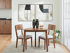 Lyncott Dining Table and 2 Chairs