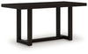 Mesa de comedor Neymorton de altura de mostrador