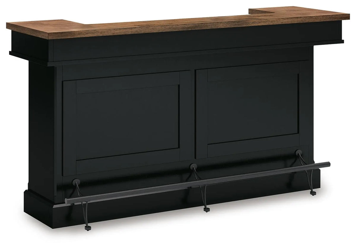 Barra Wildenauer de 78" - Marrón/Negro