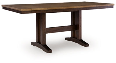 Mesa extensible de comedor de altura de mostrador Anixburg