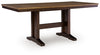 Mesa extensible de comedor de altura de mostrador Anixburg