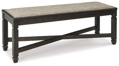 Tyler Creek Dining Bench - Black/Grayish Brown