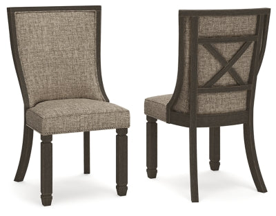 Tyler Creek Dining Chair - Black/Grayish Brown