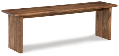 Isanti Dining Bench - Light Brown