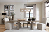 Mesa de comedor Langford y 8 sillas