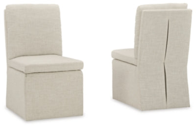 Krystanza Dining Chair - Oatmeal