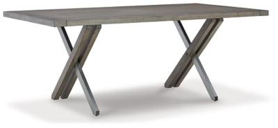 Krystanza Dining Table - Weathered Gray