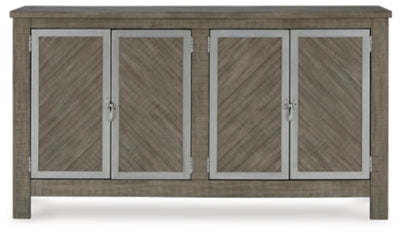 Krystanza Dining Server - Weathered Gray